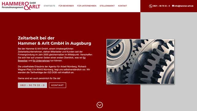 Personalmanagement Hammer & Arlt